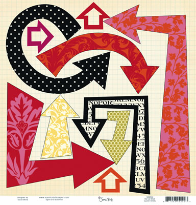Scenic Route - Die Cut Arrows - Laurel  (pack of 5)